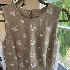 Paisley Linen Michael Kors Dress